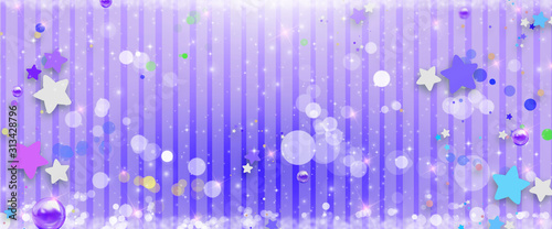 Purple Facebook cover background. Purple banner sign.