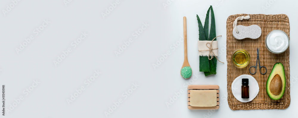 Natural soap, eco products for spa relax isolated on white Natural soap, eco products for spa relax isolated on white