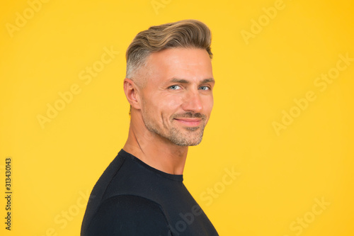 Tablou pe pânză handsome unshaven man