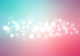 Abstract multicolor blurred lights bokeh background.