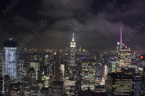 Empire state in the night