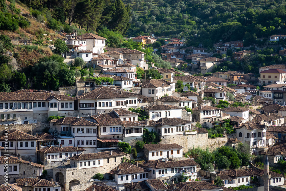 Maisons ottomanes de Berat en Albanie
