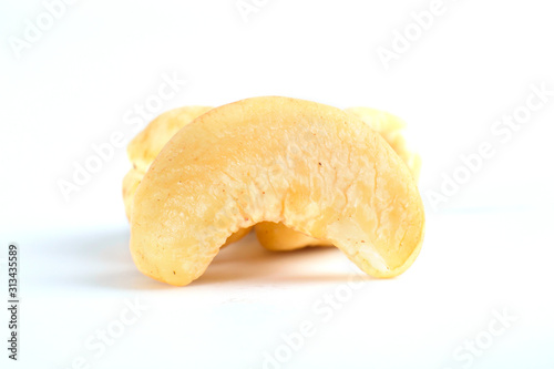 cashew nuts isolated on a white background