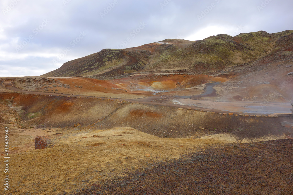 Seltun geothermal hot spring area Seltun geothermal hot spring area