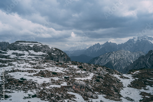 Bergpanorama in den Dolomiten