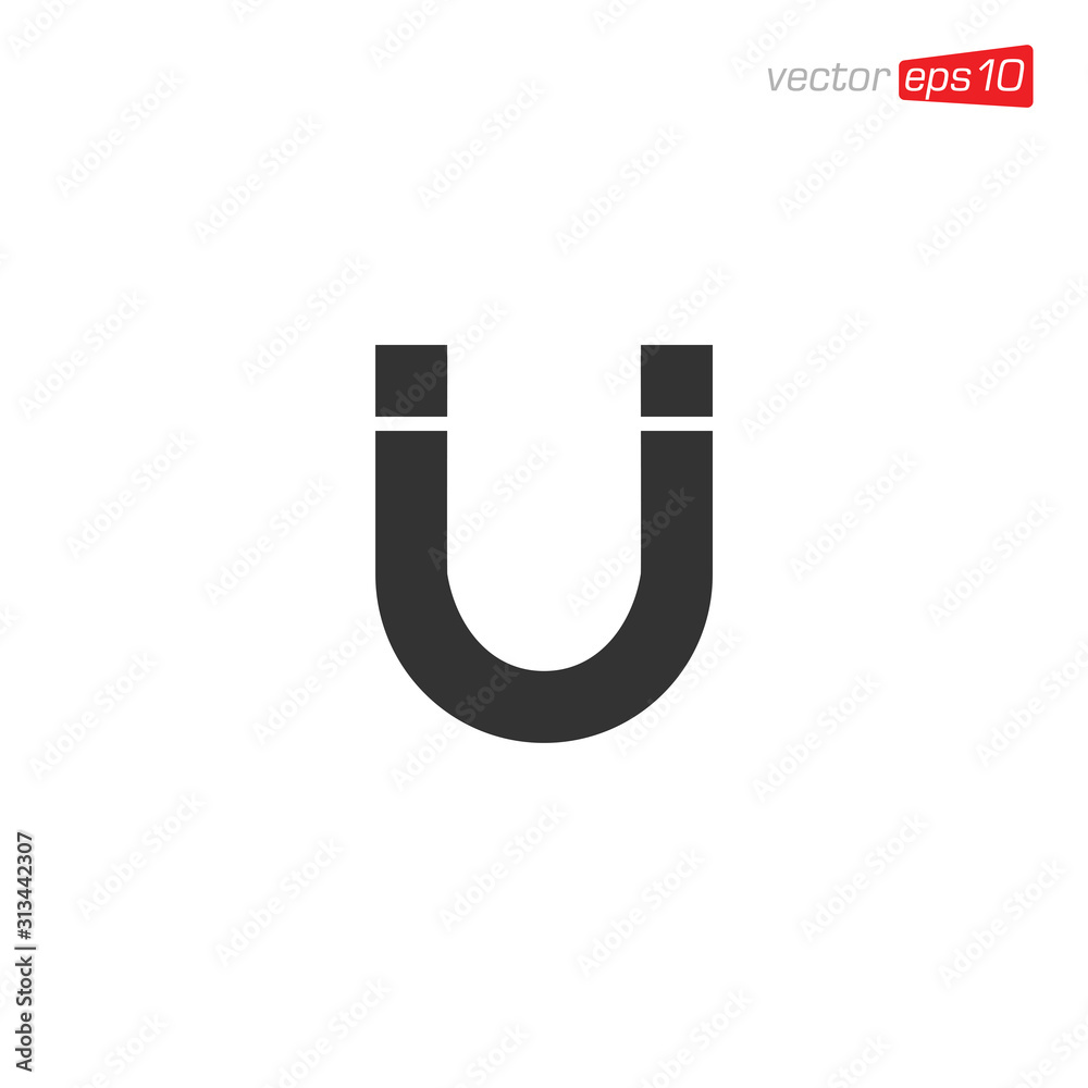 Magnet Icon Design Illustration Vector