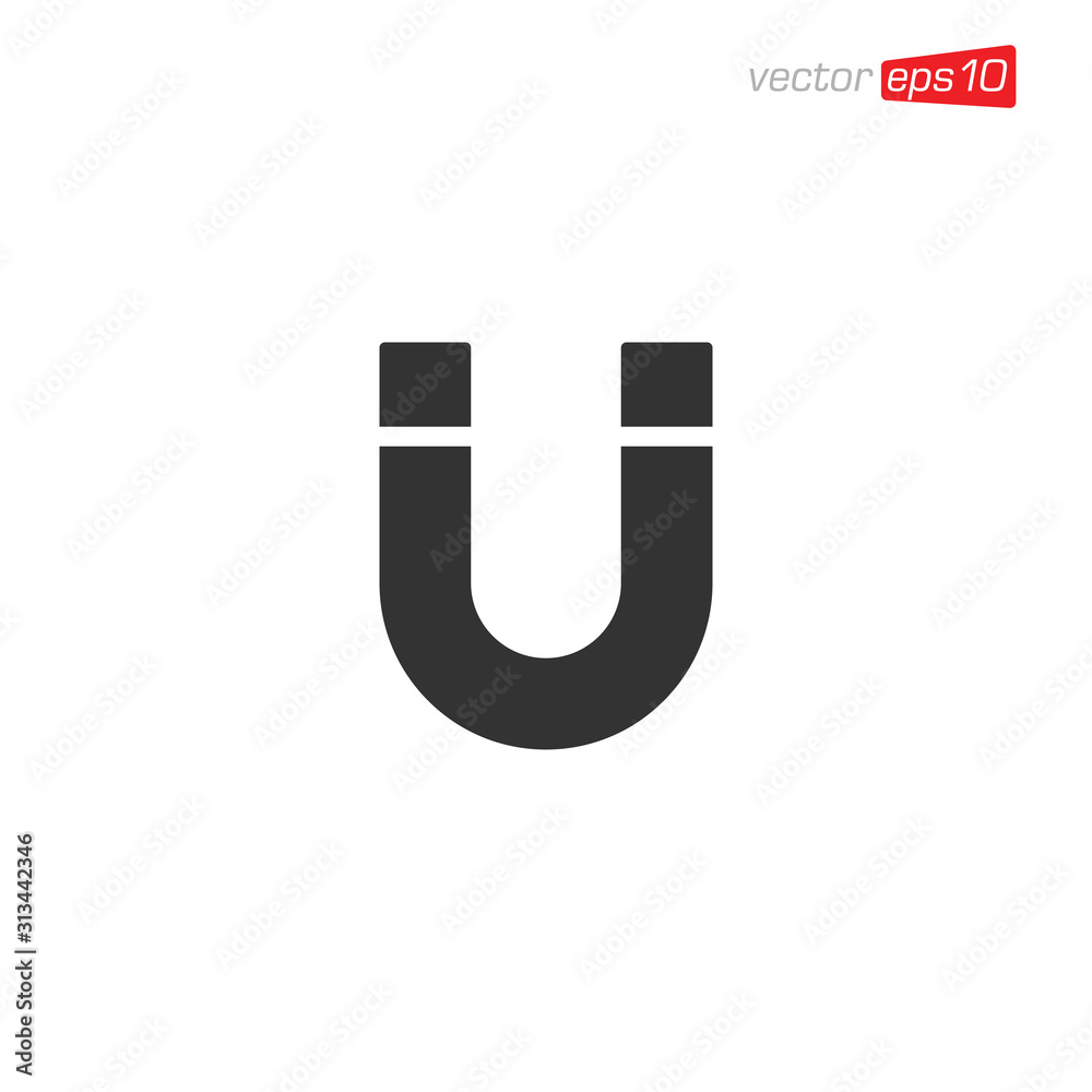 Magnet Icon Design Illustration Vector Magnet Icon Design Illustration Vector