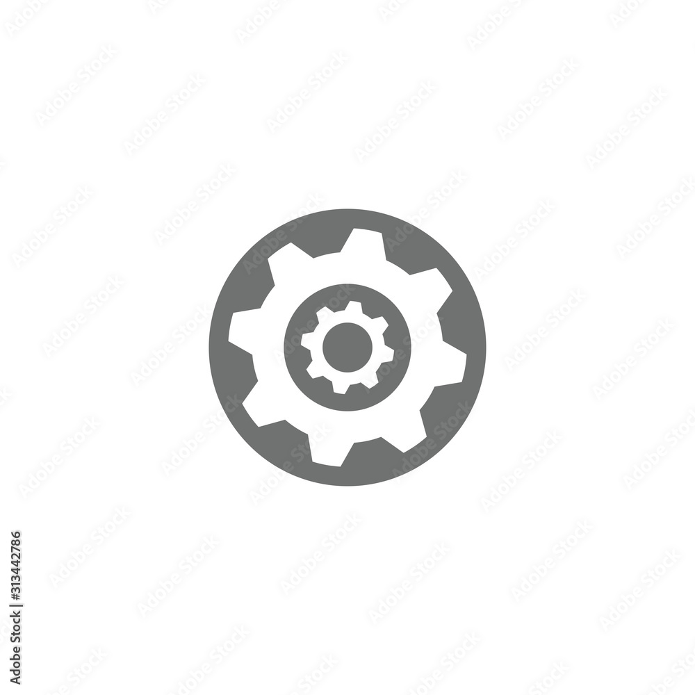 Obraz premium Gear Logo Template vector icon