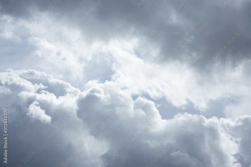 blue sky with clouds