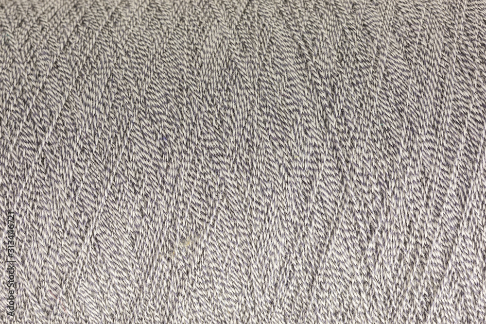 background of gray and black wool on a cone background of gray and black wool on a cone