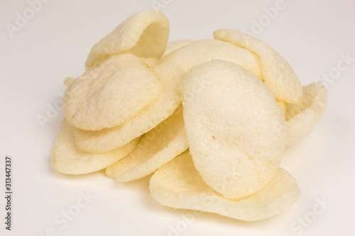 heap of crunchy prawn crackers