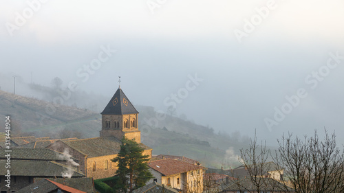 The church of Vauxrenard