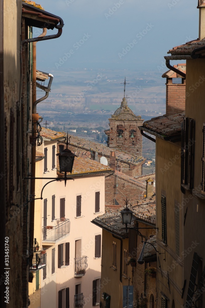 Strade e vicoli di Montepulciano - Siena - Toscana - Italia