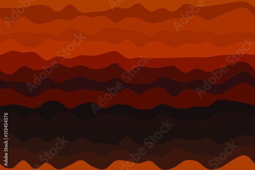 Abstract seamless vector background in the form of multi-colored waves. Can be used for dyeing fabrics, bedding, clothes, T-shirts or covers of books and brochures.