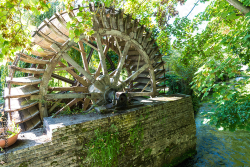 Wassermühle in Veules-Les-Roses, Normandie, Frankreich