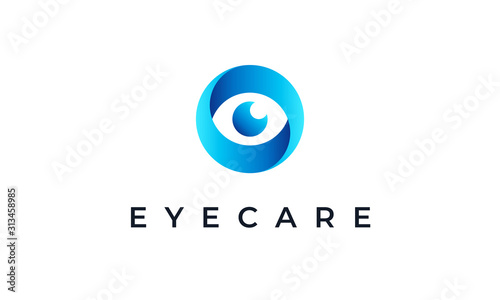 Abstract Eye Logo Design