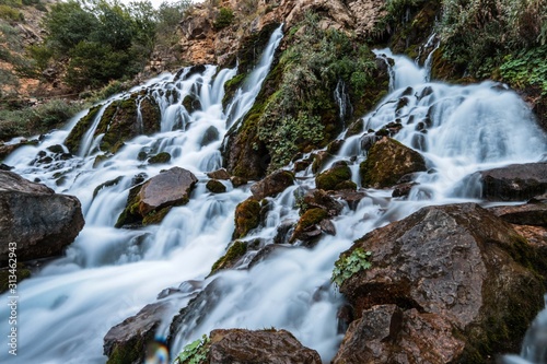 Tomara waterfall located in the province of Gumushane  Turkey