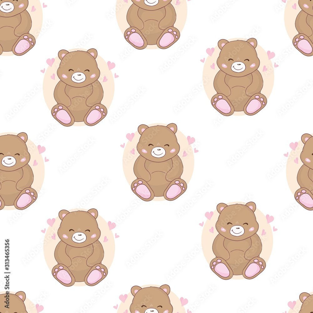 Cute hand draw seamless pattern for kids.