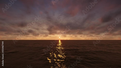 Sunrise At Sea