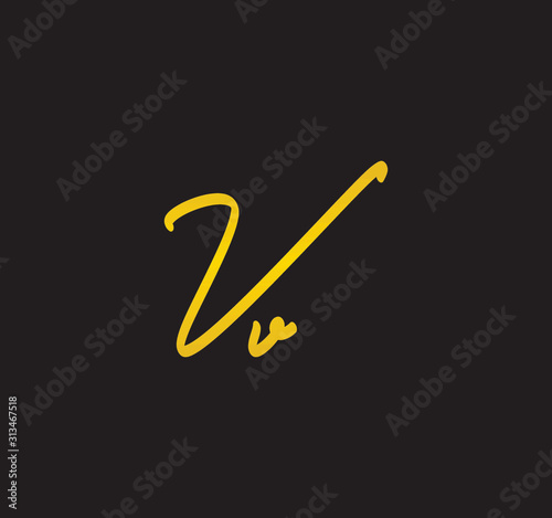 Cursive Letter Gold Alphabet Handwritten Signature Calligraphy