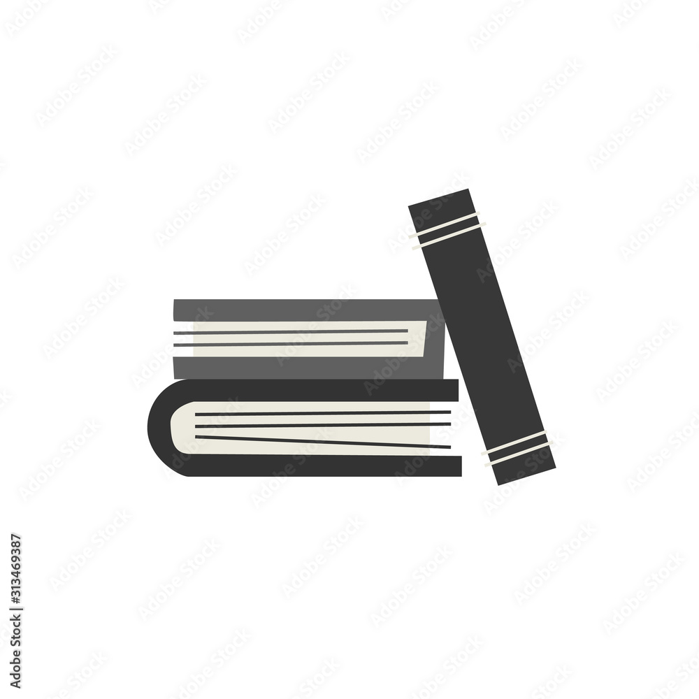 Book icon isolated sign symbol and flat style for app, web and digital design. Vector illustration. Book icon isolated sign symbol and flat style for app, web and digital design. Vector illustration.