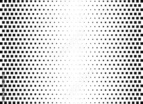 Abstract halftone dotted background. Monochrome pattern with square.  Vector modern pop art texture for posters  sites  cover  business cards  postcards  art design  labels and stickers.