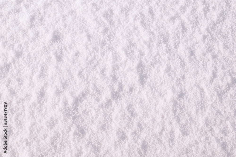 Fresh snow surface background.