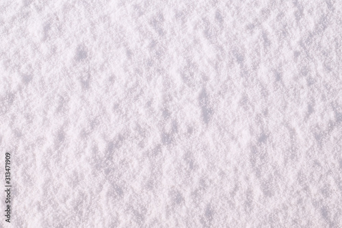 Obraz na płótnie Fresh snow surface background. w salonie