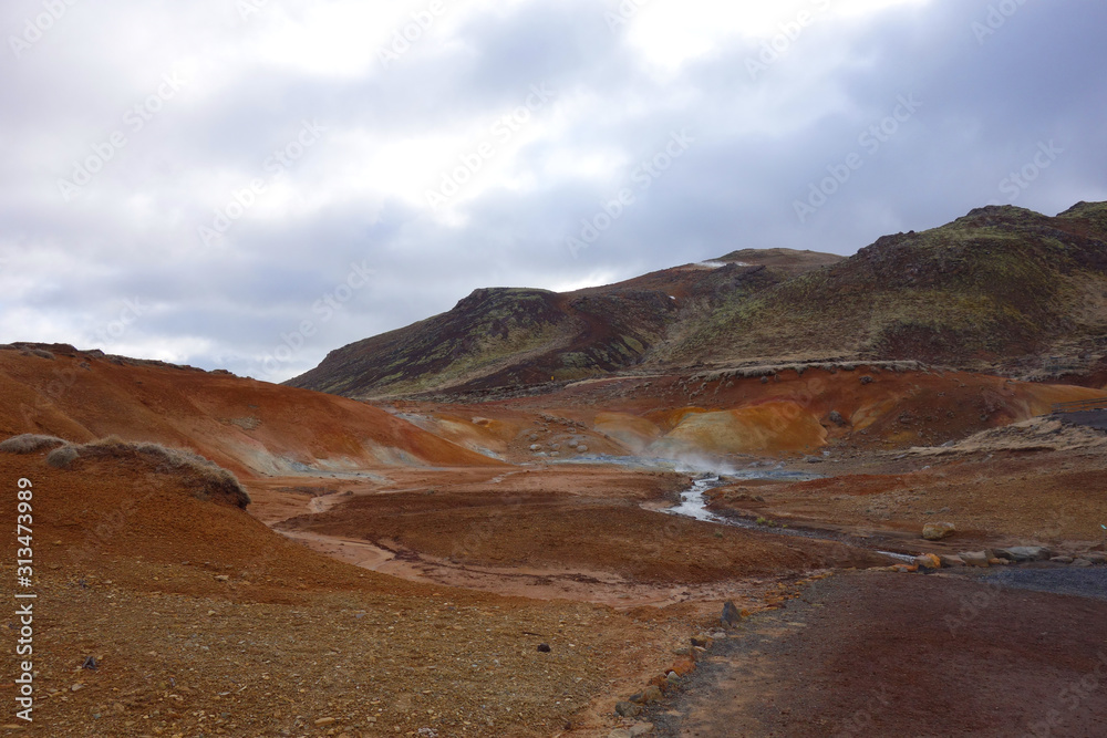 Seltun geothermal hot spring area