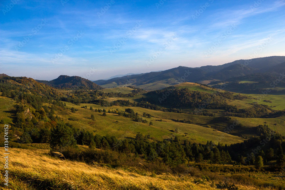 Naklejka premium Kozia hora mountain in Pieniny National Park in Slovakia.