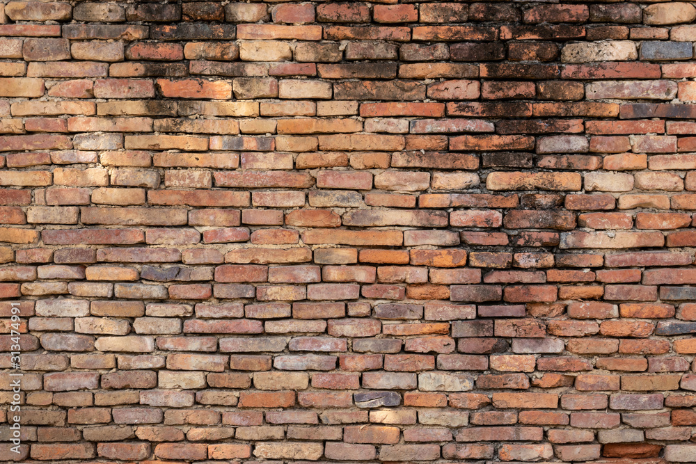 Beautiful orange brick wall that are not plastered background and texture. Beautiful orange brick wall that are not plastered background and texture.