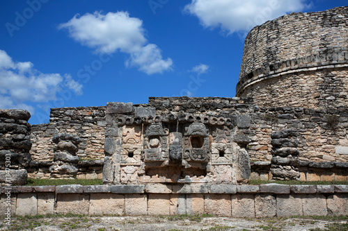 Mayan ruins in the Yucatan Peninsula, Mexico photo