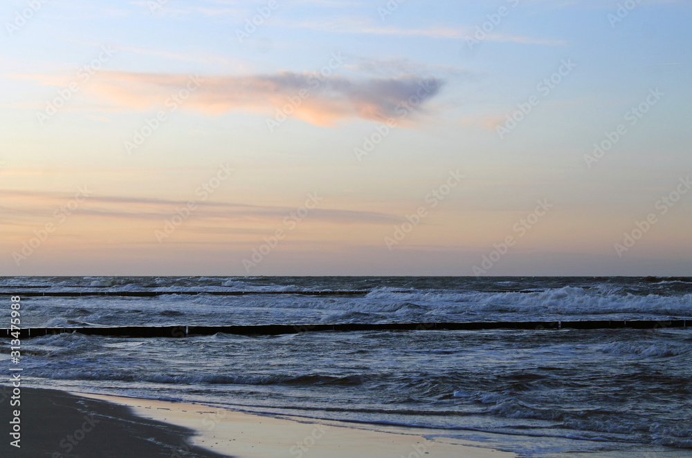 Sonnenuuntergang an der Ostsee