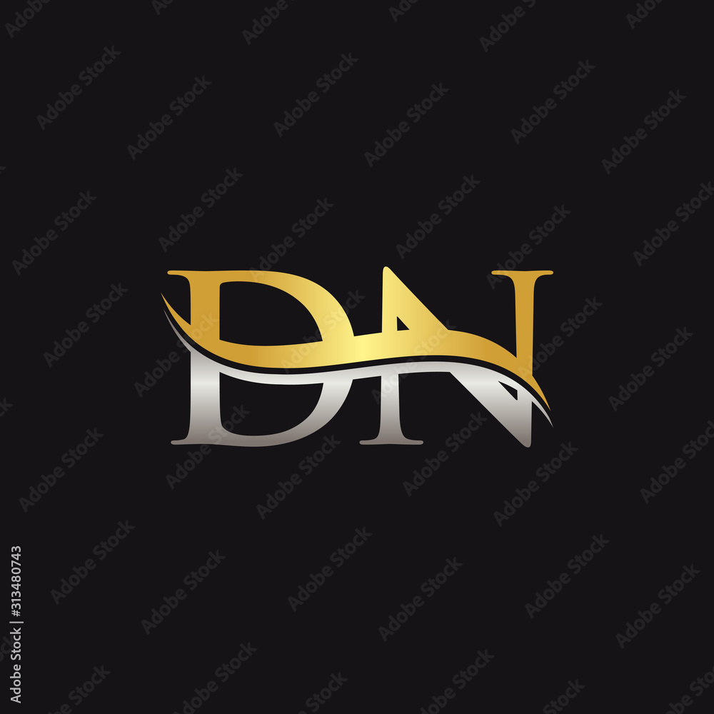 Letter DN Monogram Logo