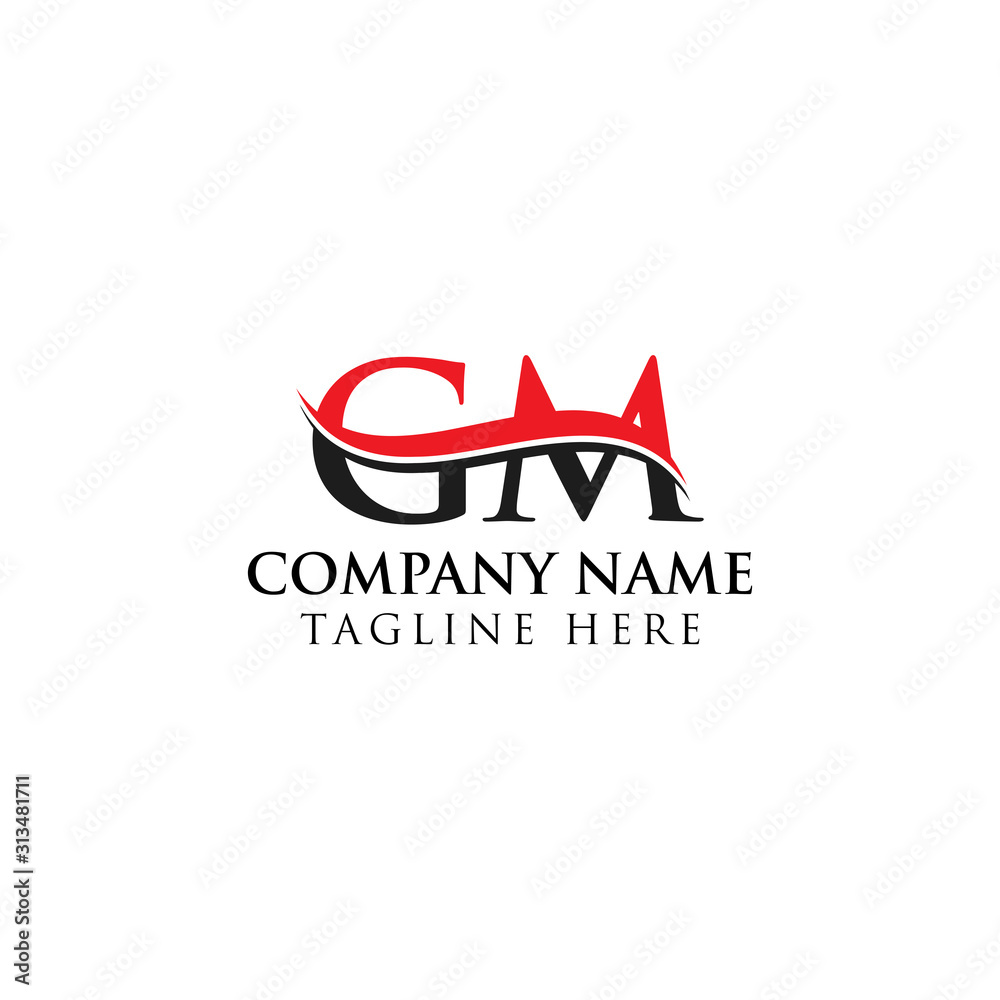 Abstract letter GM logo design with line connection for technology and  digital business company. 22859498 Vector Art at Vecteezy