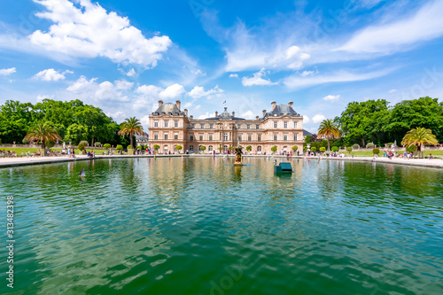 Luxembourg palace and gardens, Paris, France