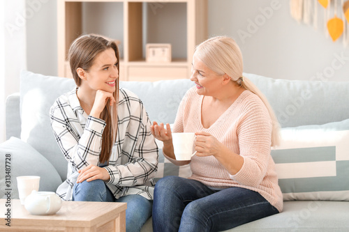 Mature woman and her adult ...