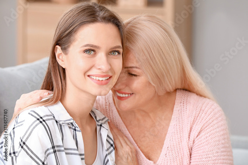 Mature woman and her adult ...