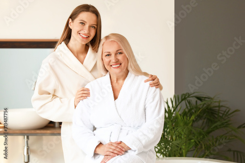 Mature woman and her adult ...