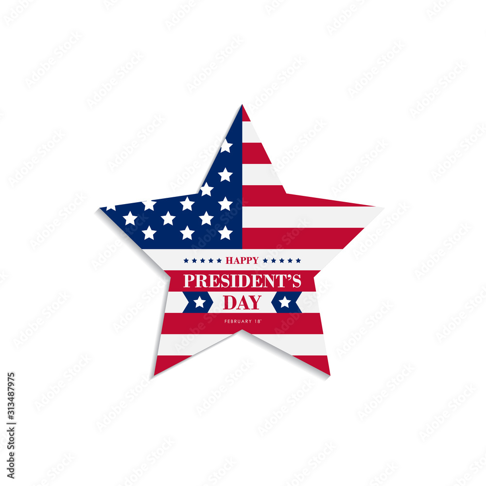 Happy Presidents Day America design background. Vector illustration Happy Presidents Day America design background. Vector illustration