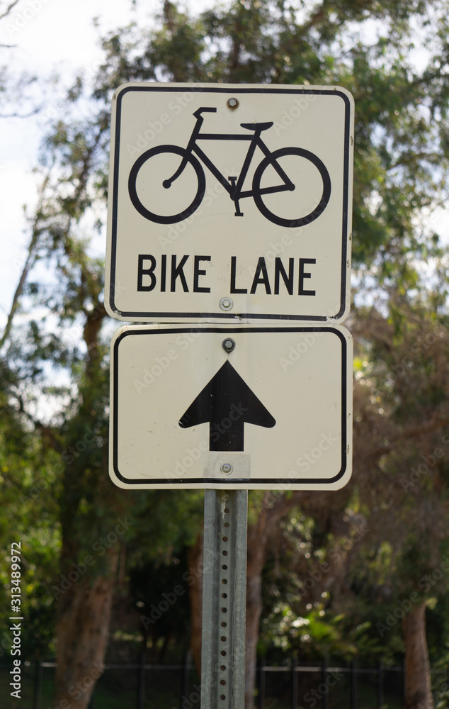 Bike sign 