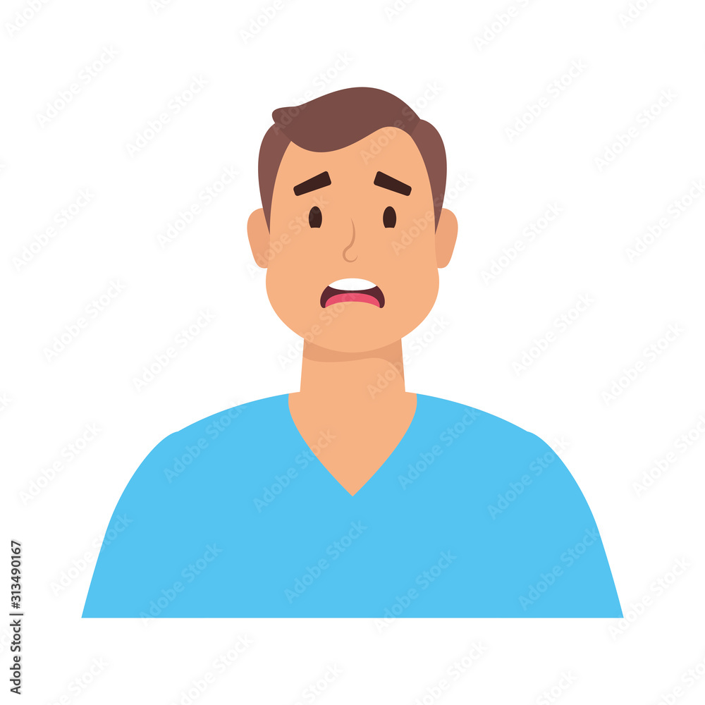 young man avatar character icon young man avatar character icon