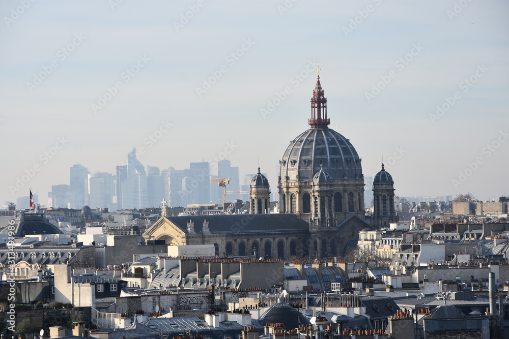 Fototapeta premium Vue sur Paris, Défense