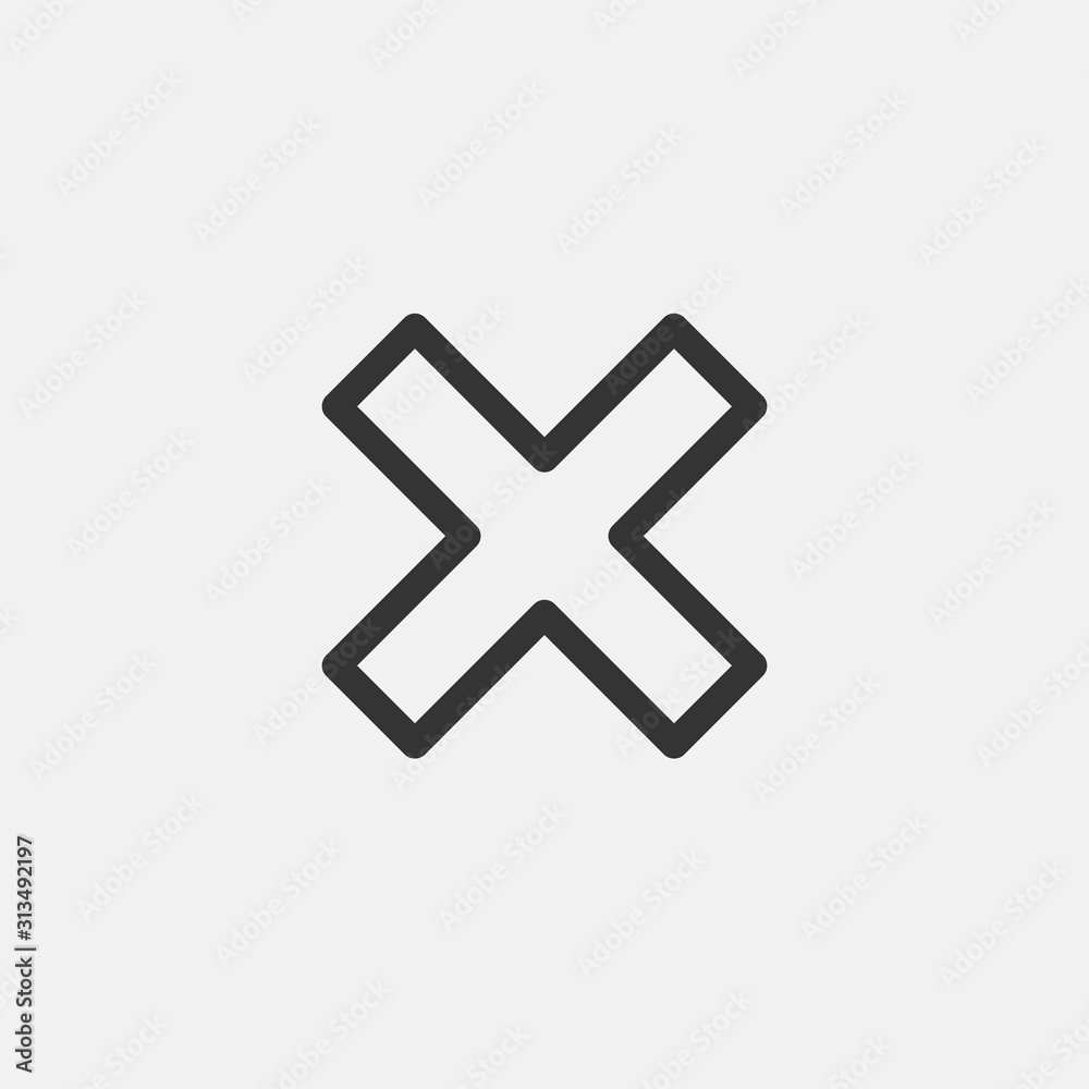 cancel icon vector illustration symbol cancel icon vector illustration symbol