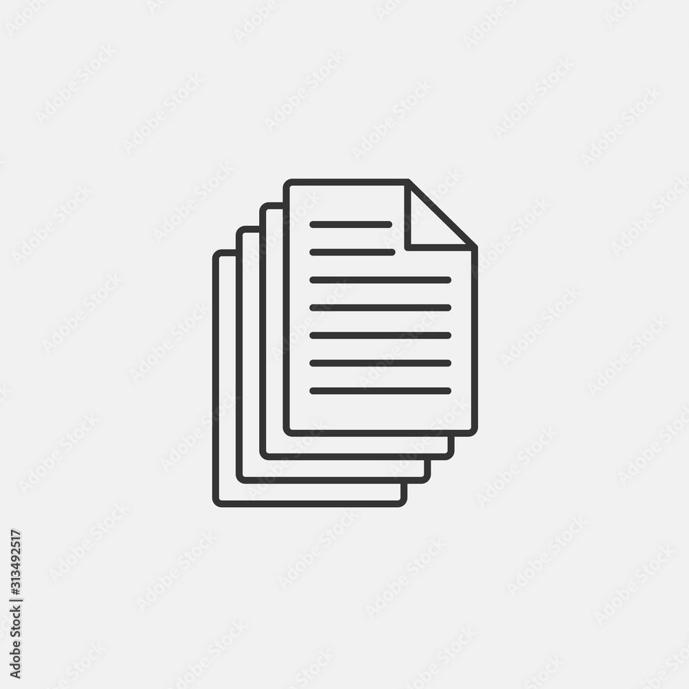 documents icon vector illustration symbol documents icon vector illustration symbol