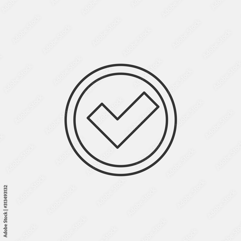 check mark icon vector illustration symbol check mark icon vector illustration symbol