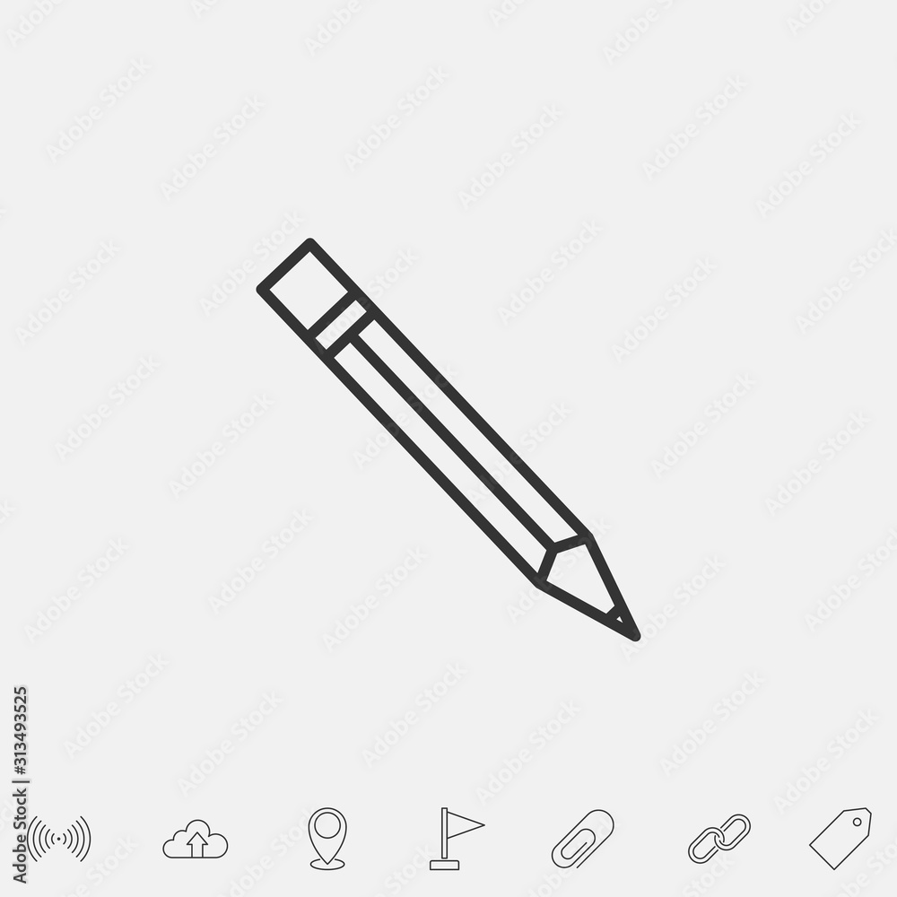 pencil icon vector illustration symbol pencil icon vector illustration symbol