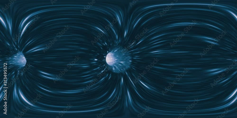 360° VR Light Speed Space Loop