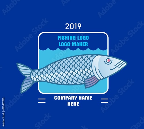 Fish logo design