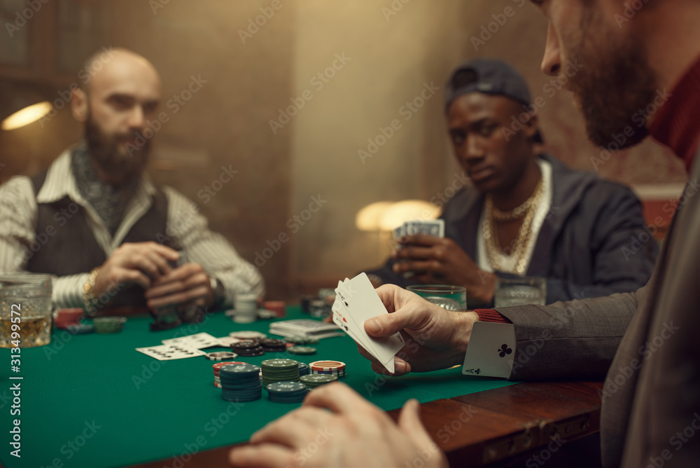 Male player cheating in poker Male player cheating in poker